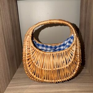 Capelli Handbag with Blue Checkered Interior